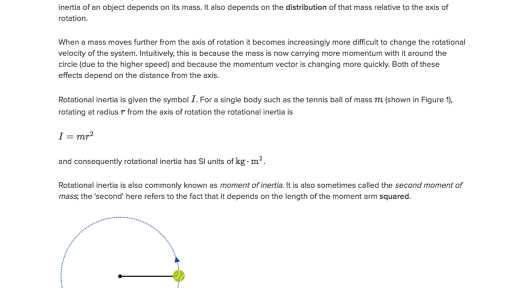 Inertia Worksheet Middle School and More On Moment Of Inertia Video