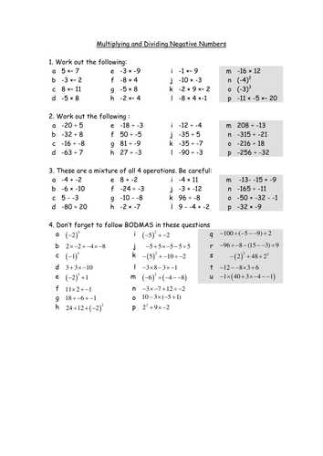 Integers Worksheet Pdf together with Pre School Worksheets Multiplication Integers Worksheets Pdf