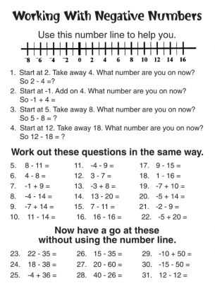 Integers Worksheets with Answers together with Adding Negative Numbers Worksheet