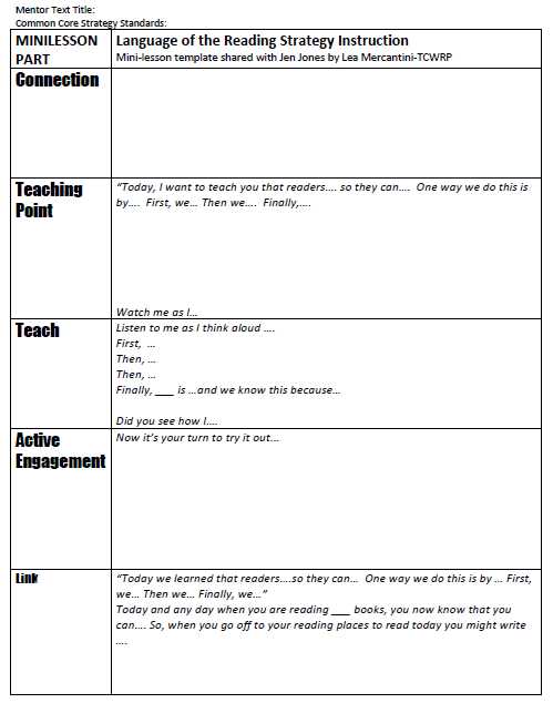 Interest Group Lesson Plan Worksheet as Well as Create Your Own Lucy Style Mini Lessons Using This Free Editable