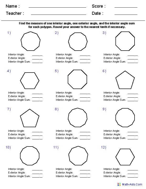 Interior Angles Worksheet Along with 922 Best Geometria Images On Pinterest
