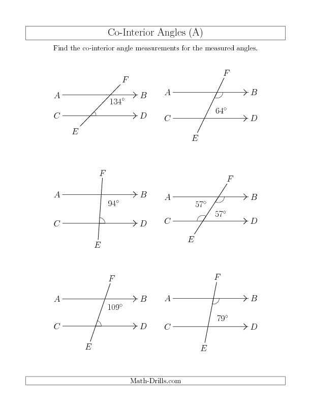 Interior Angles Worksheet together with 472 Best Geometry Images On Pinterest
