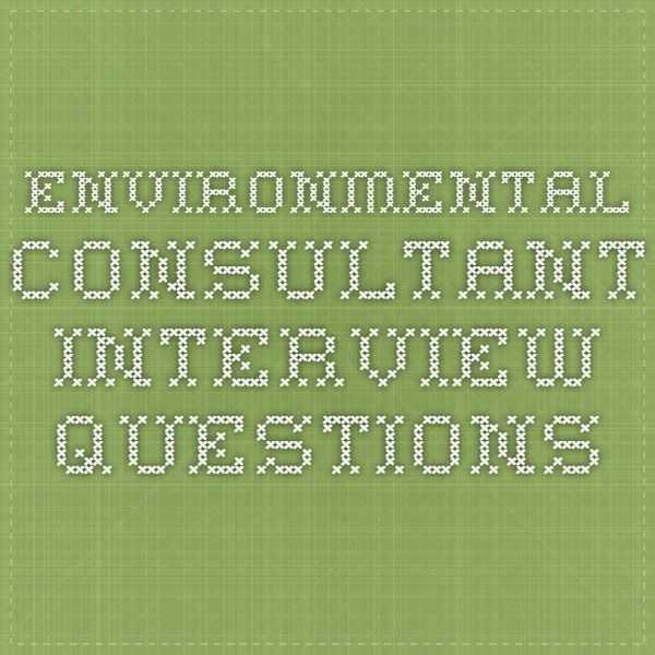 Interview Worksheet for Students Along with Environmental Consultant Interview Questions Motivation