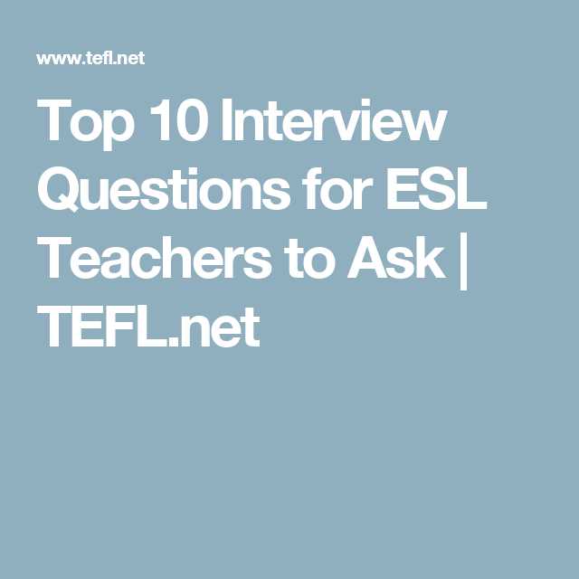 Interview Worksheet for Students Also top 10 Interview Questions for Esl Teachers to ask