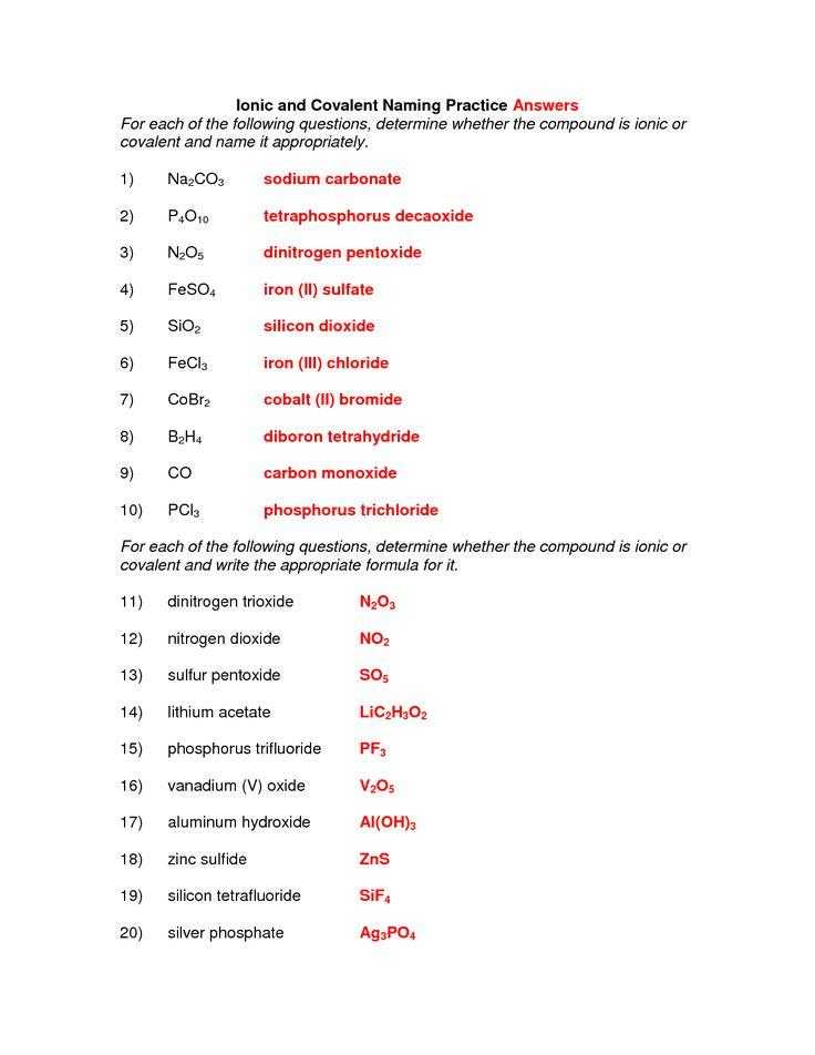 Ionic and Covalent Bonding Worksheet with Answers and Lovely Naming Ionic Pounds Practice Worksheet Beautiful Naming