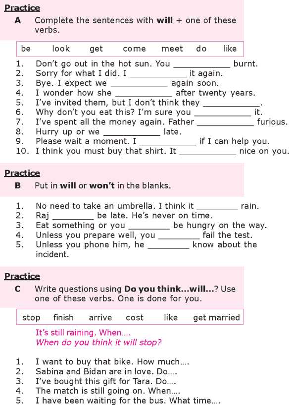 Is and are Grammar Worksheets with Grade 8 Grammar Lesson 12 the Simple Future Tense I