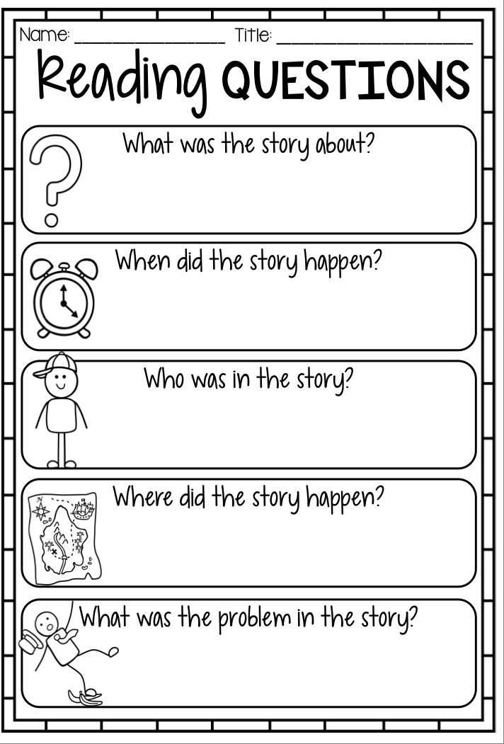 Kindergarten Reading Printable Worksheets Along with Reading Response Worksheets Graphic organizers and Printables