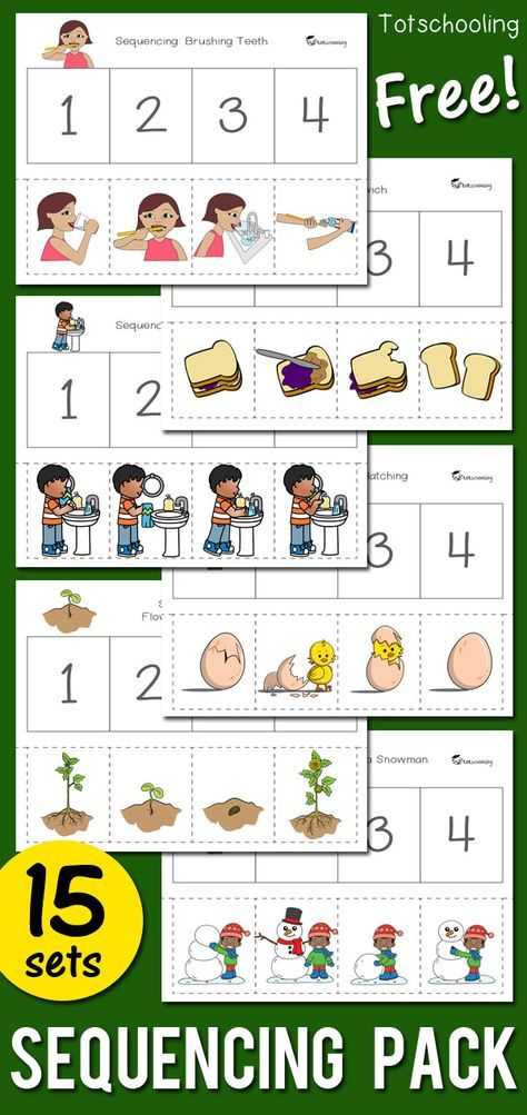 Kindergarten Separation Anxiety Worksheets Along with Sequencing Activity Pack