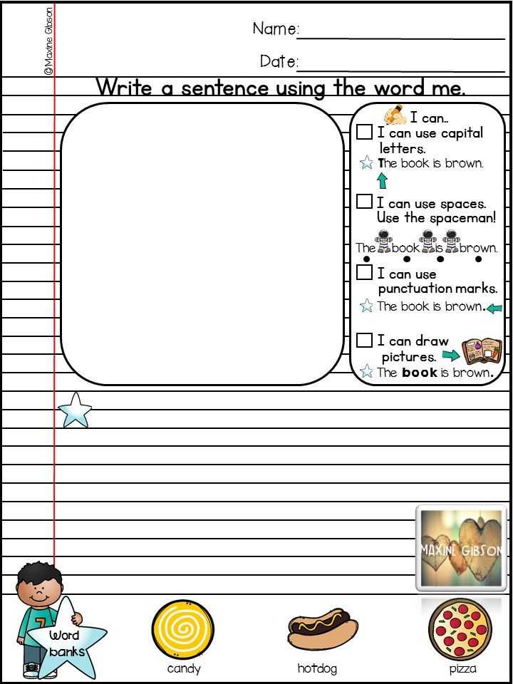 Kindergarten Writing Worksheets Along with Sight Word Notebook Writing Prompts Pre Primer
