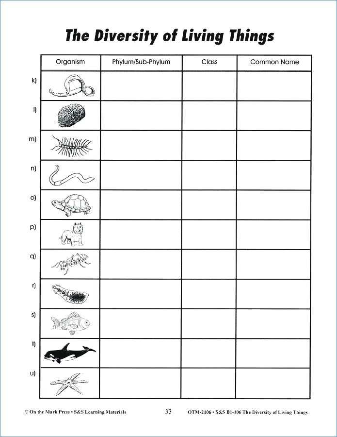 Kingdom Classification Worksheet Answers or Kingdom Classification Worksheet Choice Image Worksheet Math for Kids