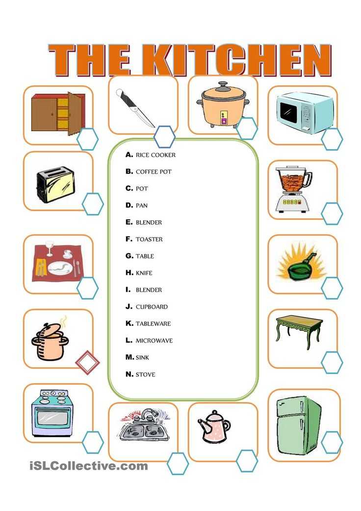 Kitchen tools Worksheet and 59 Best Muebles Images On Pinterest