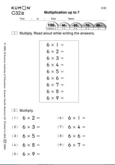 Kumon Math Worksheets as Well as Kumon Sheets