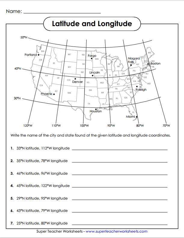 Latitude and Longitude Worksheet Answers as Well as Worksheet Ideas for History Kidz Activities