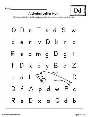 Letter D Preschool Worksheets Along with Alphabet Letter D Worksheets