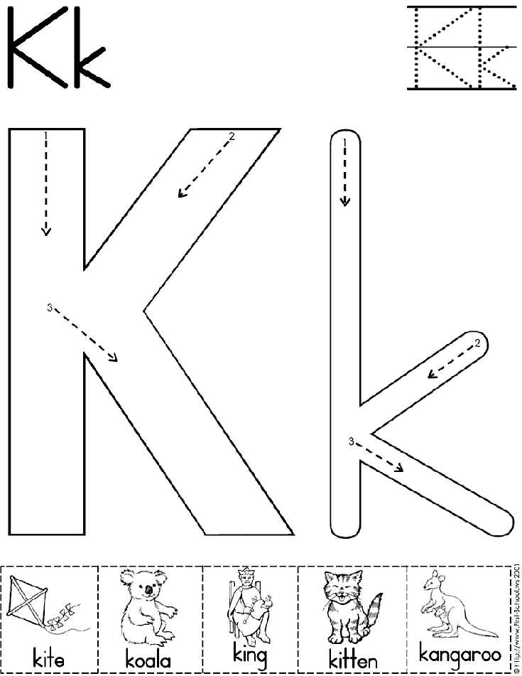 Letter K Worksheets for Kindergarten Along with Alphabet Letter K Worksheet