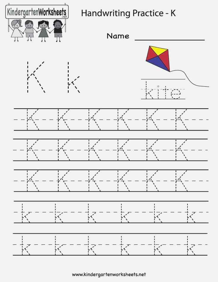 Letter K Worksheets for Kindergarten and Alphabet Writing Practice Worksheets for Kindergarten – Dailypoll