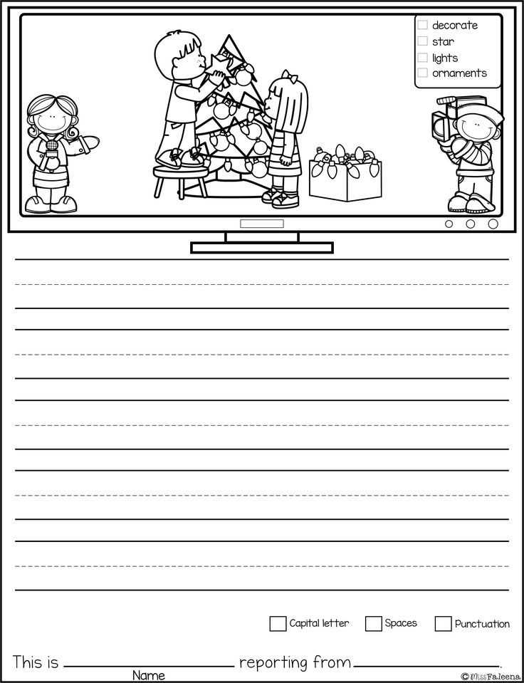 Letter Writing Worksheets for Grade 3 as Well as December Writing Picture Prompts News Reporter