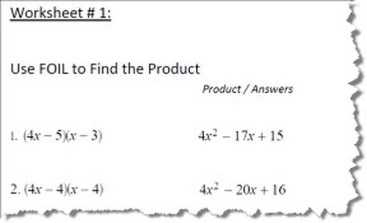 Linear Quadratic Systems Worksheet together with Using Foil to solve Algebra Equations