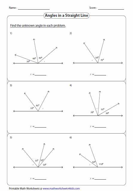 Lines and Angles Worksheet together with Unique Angles Worksheet Luxury Angles In Straight Lines Worksheets