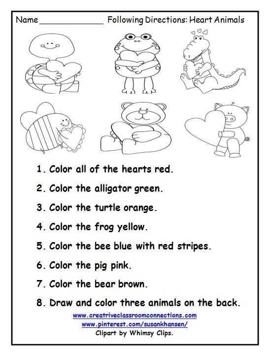 Listening Skills Worksheets and 133 Best Color by Number Images On Pinterest