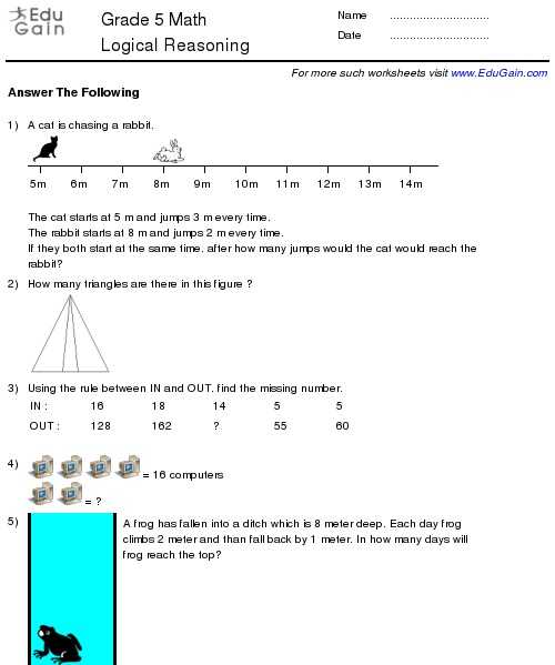 Logical Reasoning Worksheets for Grade 3 Also 4th Grade Abeka Math Worksheets Lovely Free Math Cheat Sheet for