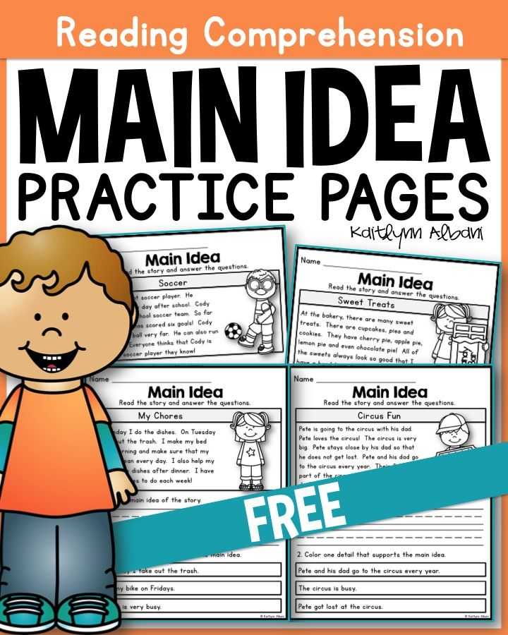 Main Idea Multiple Choice Worksheets together with 11 Best Main Idea and Details Images On Pinterest