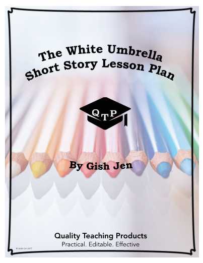 Masque Of the Red Death Worksheet Answer Key with the White Umbrella” by Gish Jen Worksheet and Answer Key Save