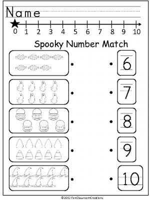 Matching Numbers Worksheets Also 161 Best Numbers Images On Pinterest