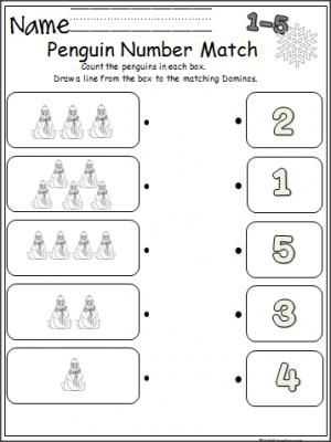 Matching Numbers Worksheets or 1394 Best Number Games & Activities for Children with Autism Images