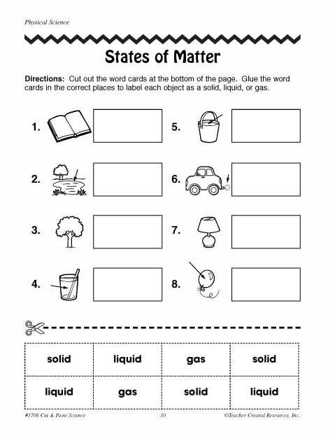 Matter and Energy Worksheet or 27 Best State Of Matter solid Liquid Gas Images On Pinterest