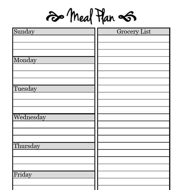 Meal Planning Worksheet and 655 Best Meal Prep Planner Templates Images On Pinterest
