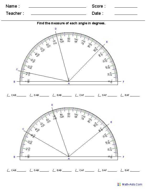 Measuring Angles with A Protractor Worksheet Along with 114 Best Maths Middle School Images On Pinterest