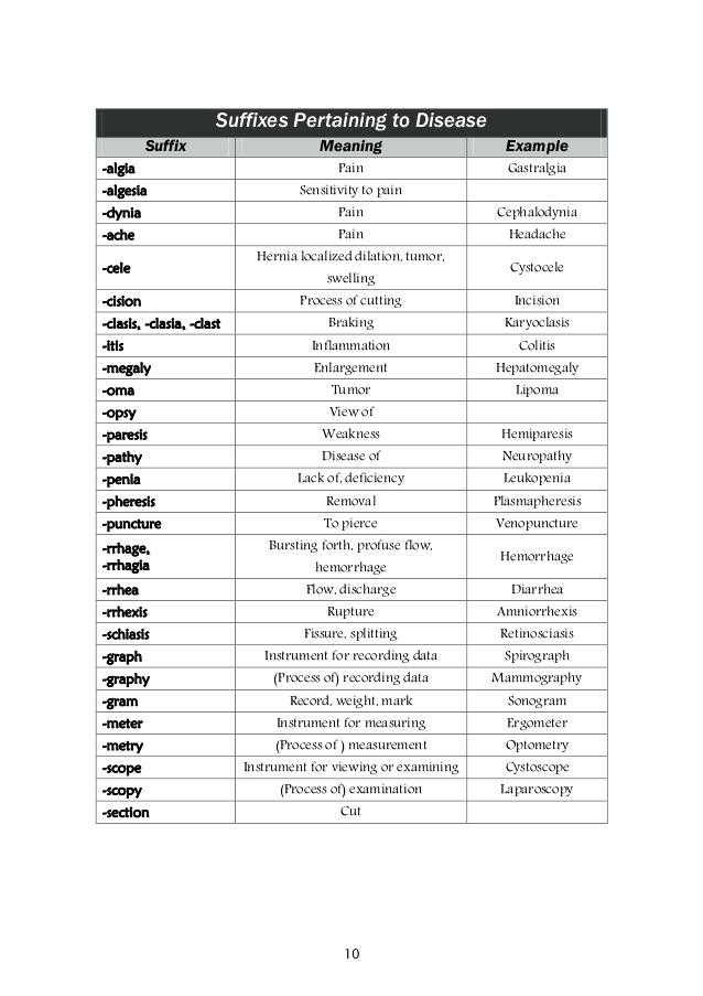 Medical Terminology Suffixes Worksheet together with Medical Terminology Suffixes Worksheet Plus Medium Size Worksheet