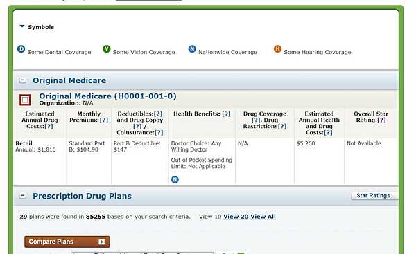 Medicare Drug Plan Comparison Worksheet with Medicare Scottsdale Az Medicare 101