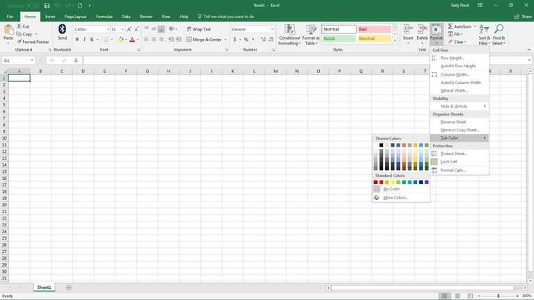 Menu Engineering Worksheet Excel with How to Change Worksheet Tab Colors In Excel