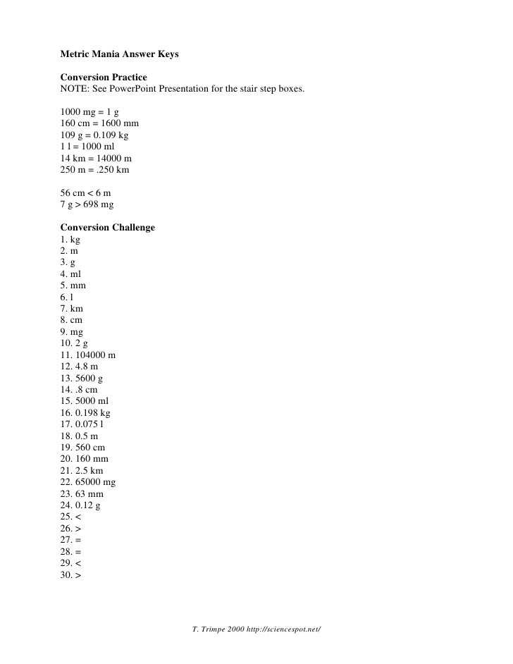 Metric Conversion Worksheet 1 Answer Key and Chemistry Temperature Conversion Worksheet with Answers Awesome