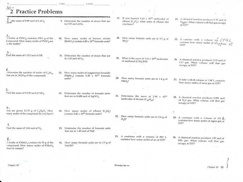 Moles Worksheet Answers Along with Inspirational Mole Calculation Worksheet Unique Concentration