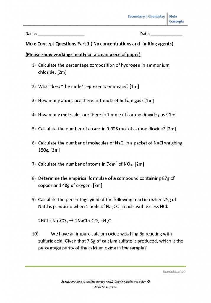 Moles Worksheet Answers as Well as Awesome Mole Calculation Worksheet Lovely Molar Volume and Avogadro