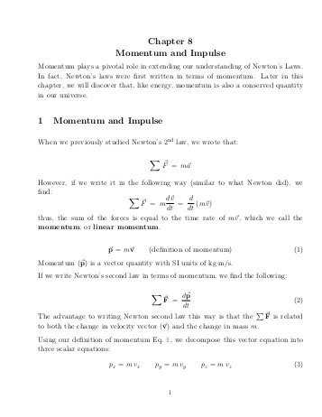 Momentum and Collisions Worksheet Answers Along with Momentum and Impulse Worksheet