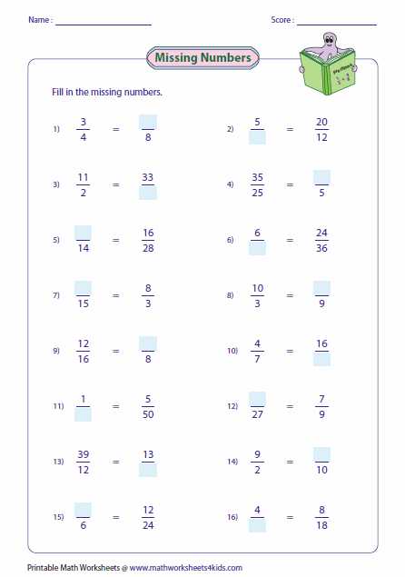 Multiplying and Dividing Positive and Negative Fractions Worksheet or Missing Numbers ÎÎ±Î¸Î·Î¼Î±ÏÎ¹ÎºÎ¬ Pinterest