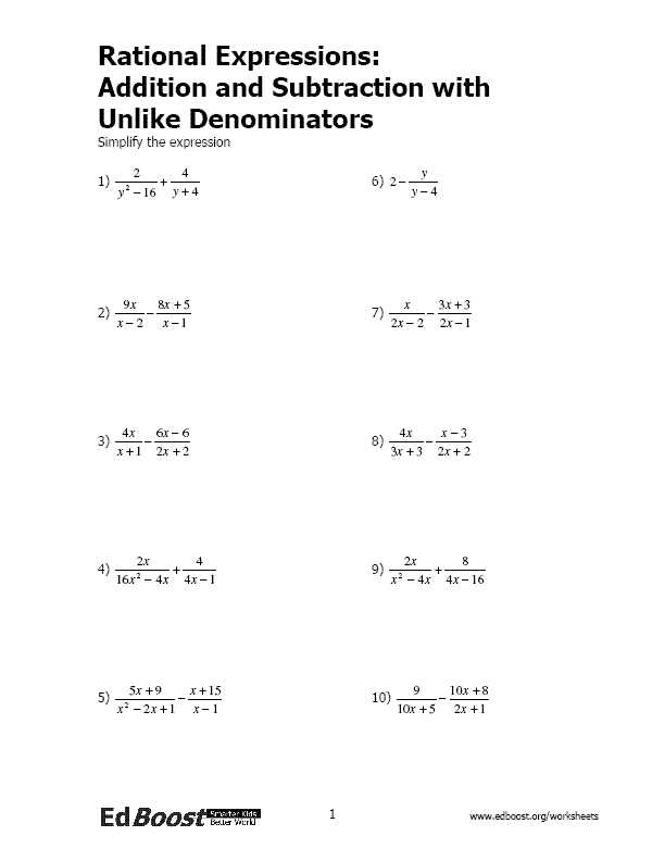 Multiplying and Dividing Rational Expressions Worksheet Answer Key Also Worksheets 46 New Adding and Subtracting Polynomials Worksheet Hd