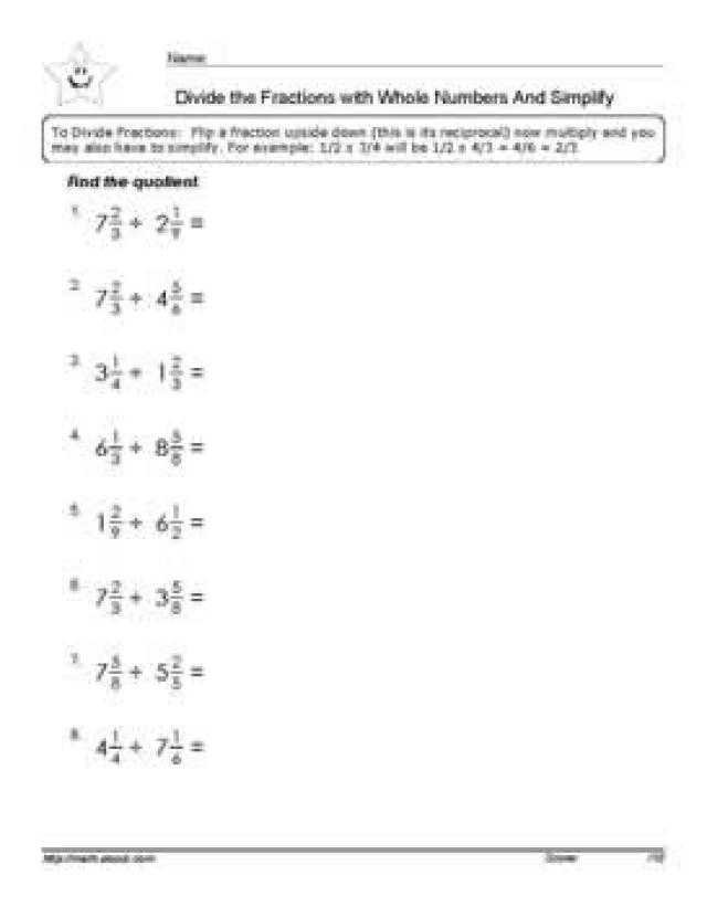 Multiplying Fractions and Mixed Numbers Worksheet Along with Worksheets 44 New Multiplying and Dividing Fractions Worksheets Hd
