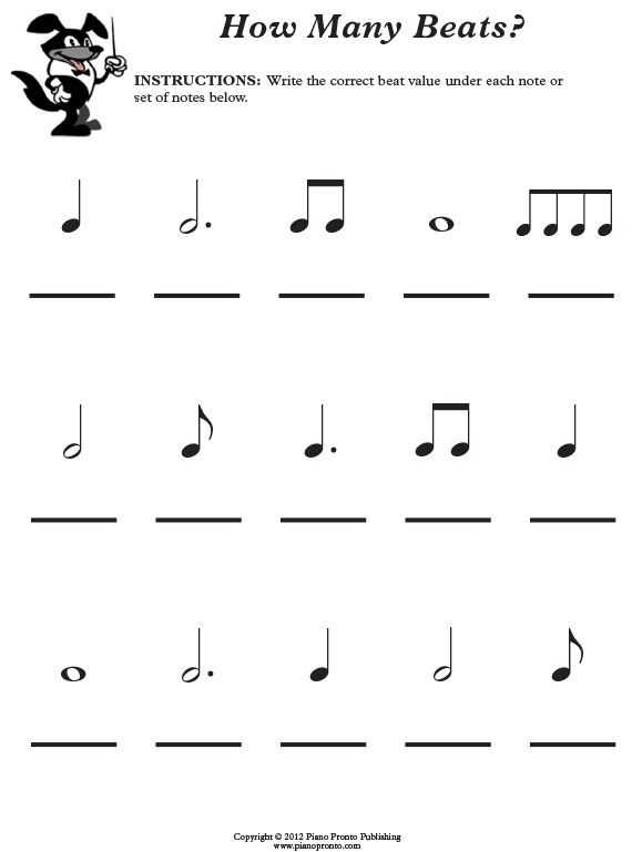 Music theory Worksheets and 750 Best Zene Images On Pinterest