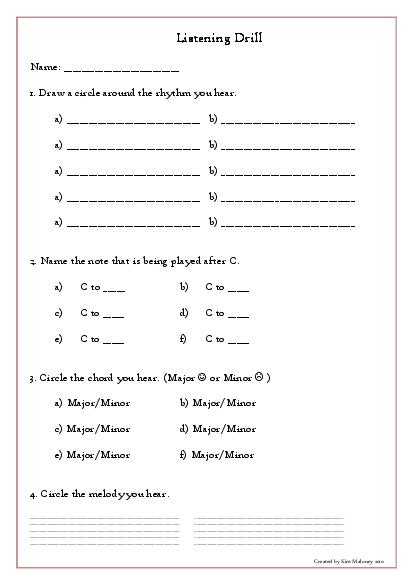 Music Worksheets for Middle School and Stanigcew 36 S soup