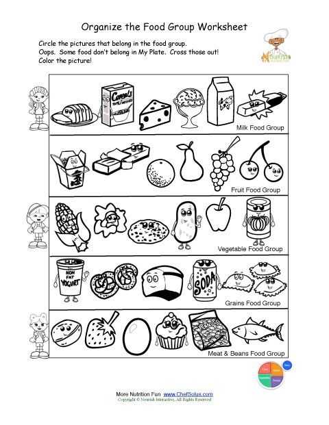 My Plate Worksheets together with 43 Best Food Groups Images On Pinterest