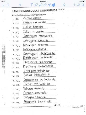 Naming Compounds Worksheet Answer Key as Well as Cosmos Worksheet 2