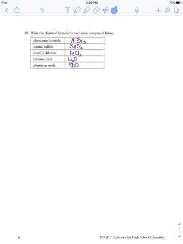 Naming Ionic Compounds Worksheet Pogil Along with New Naming Ionic Pounds Worksheet Fresh Aubrey Stewart S