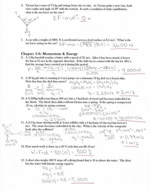 Net force Worksheet Answer Key together with Ideal Gas Law Worksheet
