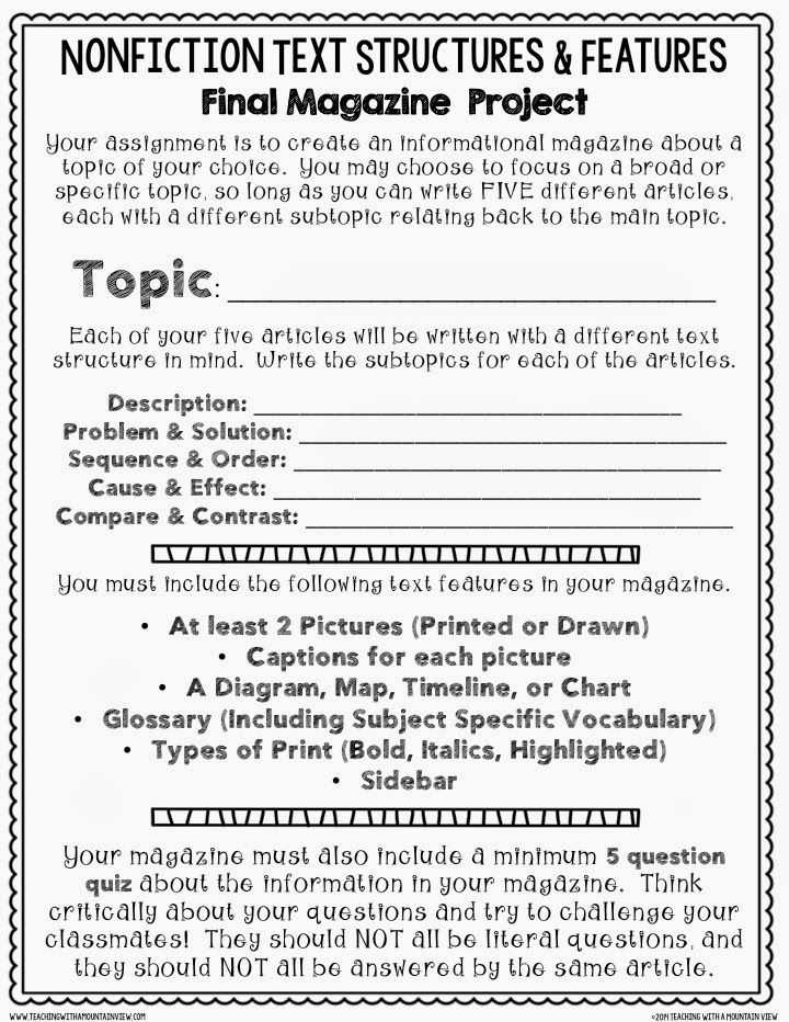 Nonfiction Text Structures Worksheet Along with 833 Best General Teaching Images On Pinterest