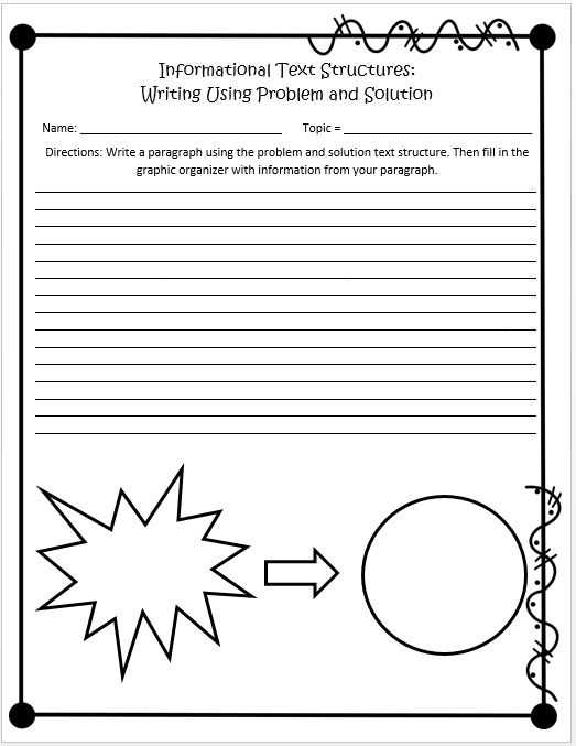 Nonfiction Text Structures Worksheet and Informational Text Structures 4th and 5th Grades